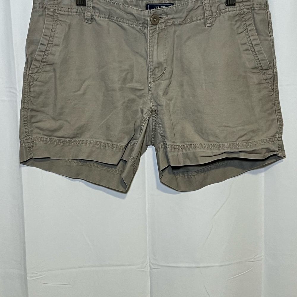 The North Face Women's Maywood Khaki Linen Cotton Hiking Shorts Size 6